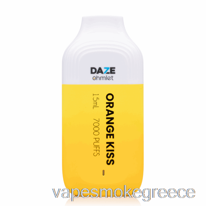Vape Greece 7 Daze Ohmlet 7000 πορτοκαλί φιλί μιας χρήσης